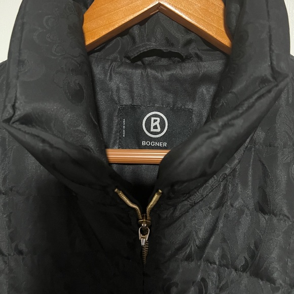 Bogner black print down jacket - Picture 2 of 6